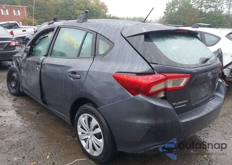 2017 Subaru Impreza 2.0I from USA, damaged, VIN 4S3GTAA60H3710444